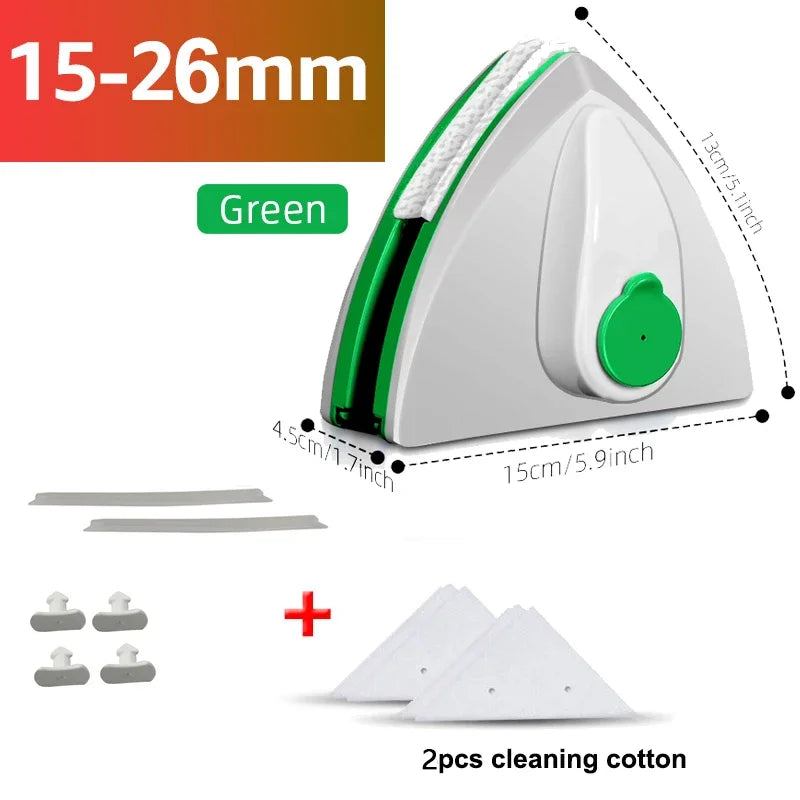 🧼 Magnetische Ramenreiniger – Maak beide kanten schoon in één beweging!