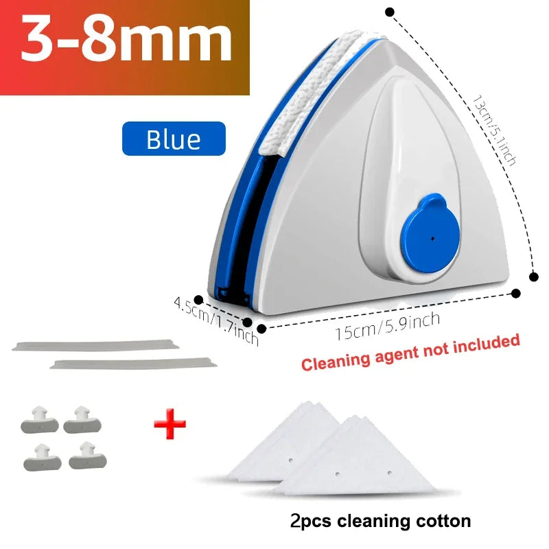 🧼 Magnetische Ramenreiniger – Maak beide kanten schoon in één beweging!