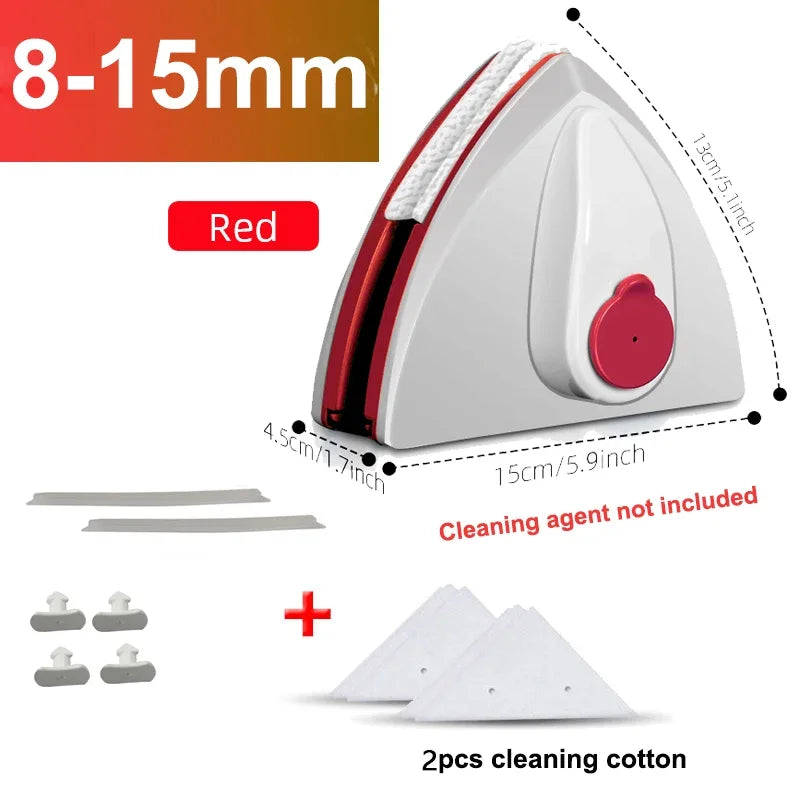 🧼 Magnetische Ramenreiniger – Maak beide kanten schoon in één beweging!
