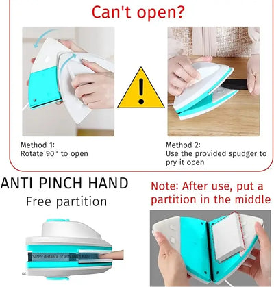 🧼 Magnetische Ramenreiniger – Maak beide kanten schoon in één beweging!